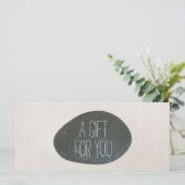 Zen Stone Massage Therapeut Geschenkgutschein (Stehend Vorderseite)