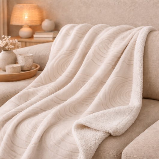 Zen Stone Ripple Sherpa-Decke Sherpadecke