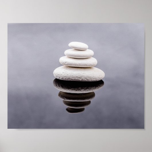 Zen Stones Beautiful Art Poster (Vorne)