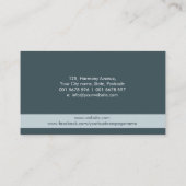 Zen Stones - Harmonie und Ruhe Visitenkarte (Rückseite)