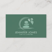 Zen Stones - Harmonie und Ruhe Visitenkarte (Vorderseite)