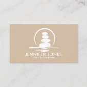 Zen Stones - Harmonie und Ruhe Visitenkarte (Vorderseite)