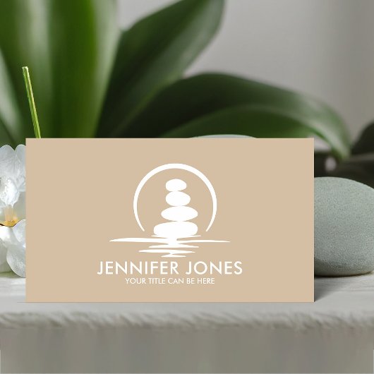 Zen Stones - Harmonie und Ruhe Visitenkarte
