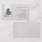 Zen Stones Holistic Health Healer Visitenkarte (Vorne/Hinten)