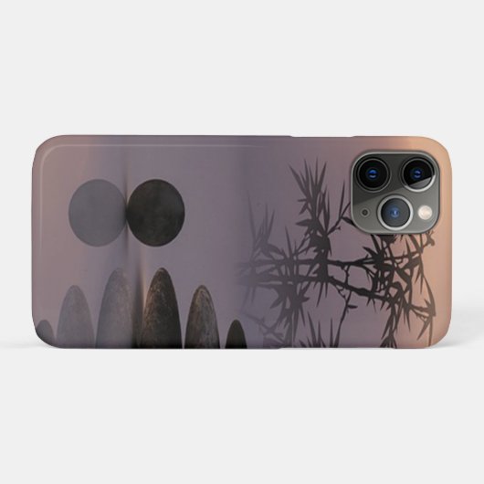 Zen Stones, Meditation Case-Mate iPhone Hülle (Rückseite (Horizontal))
