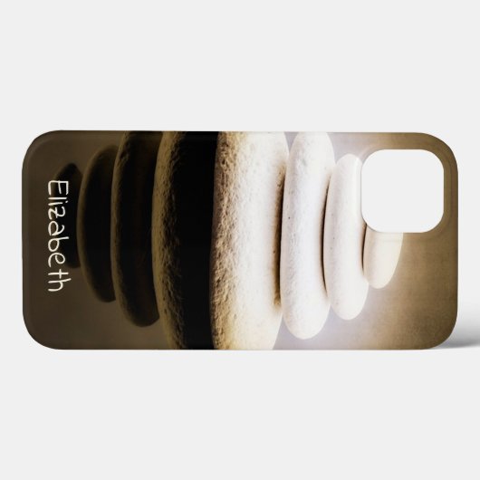 Zen Stones, Meditation Cool Case-Mate iPhone Hülle (Rückseite (Horizontal))