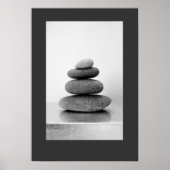 Zen-Stones-Poster Poster (Vorne)