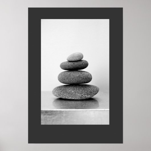 Zen-Stones-Poster Poster (Vorne)