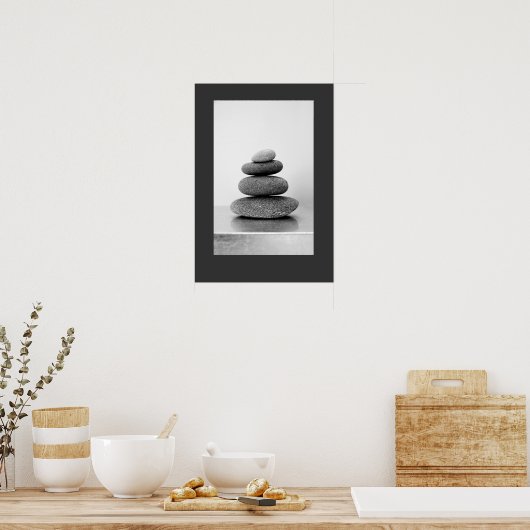 Zen-Stones-Poster Poster (Küche)
