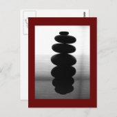 Zen Stones Postkarte (Vorne/Hinten)