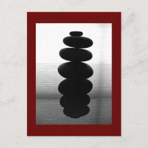 Zen Stones Postkarte