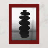 Zen Stones Postkarte (Vorderseite)