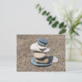 Zen stones postkarte (Stehend Vorderseite)