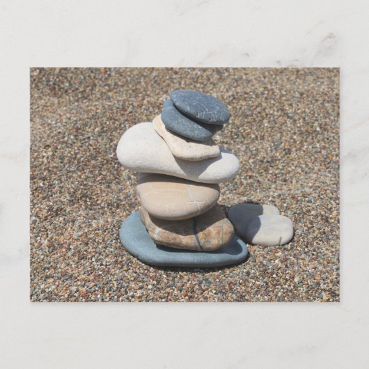 Zen stones postkarte (Vorderseite)