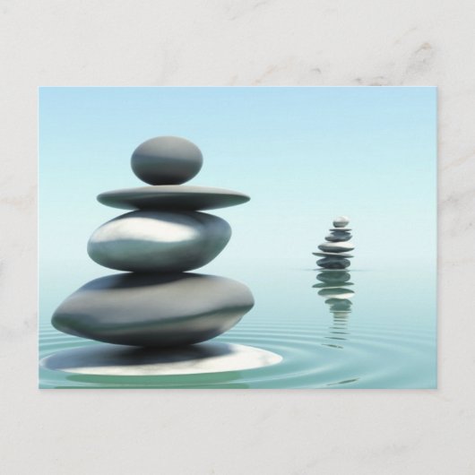 Zen stones Postkarte (Vorderseite)