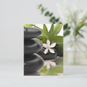 Zen Stones Postkarte (Stehend Vorderseite)