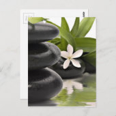 Zen Stones Postkarte (Vorne/Hinten)