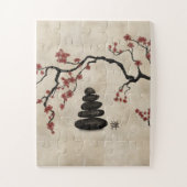 Zen stones Sakura Tree Puzzle (Vertikal)