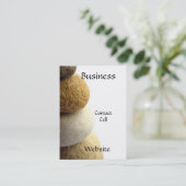 Zen Stones Visitenkarte (Stehend Vorderseite)