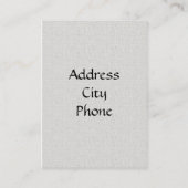 Zen Stones Visitenkarte (Rückseite)