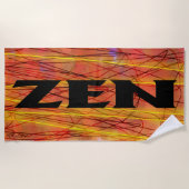 Zen-Strandtuch Strandtuch (Vorderseite)