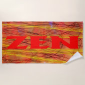 Zen-Strandtuch Strandtuch (Vorderseite)