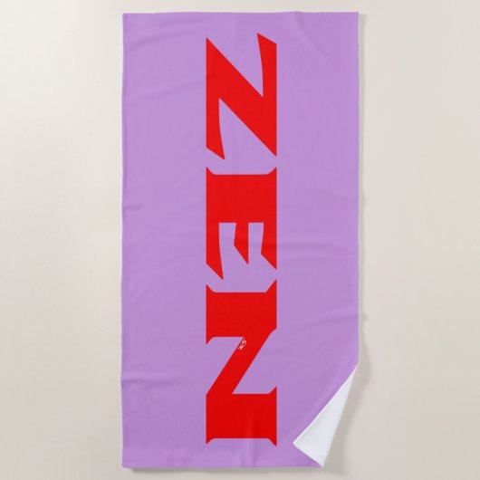 Zen-Strandtuch Strandtuch (Vorderseite)