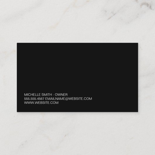 Zen Studio | Meditation | Yoga-Posen-Logo Terminkarte (Rückseite)