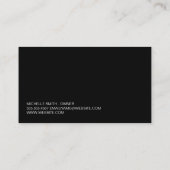 Zen Studio | Meditation | Yoga Studio Terminkarte (Rückseite)