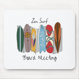 Zen-Surfbrett-Meeting Mousepad