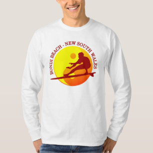Zen-Surfer (Sonnendurchbruch) Bondi Strand T-Shirt