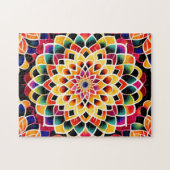 Zen Süße Farbige Mandala Puzzle (Horizontal)