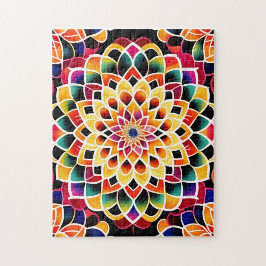 Zen Süße Farbige Mandala Puzzle (Vertikal)