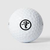 Zen Swing: 無 文 字 Kamon Golf Ball Elegance (Vorderseite)