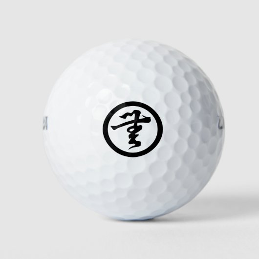 Zen Swing: 無 文 字 Kamon Golf Ball Elegance (Vorderseite)