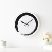 Zen-Symbol / Enso-Kreis Große Wanduhr (Zuhause)