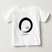 Zen-Symbol mit Happiness-Zeichen Baby T-shirt (Vorderseite)