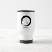 Zen-Symbol mit Happiness-Zeichen Reisebecher (Mittel)