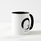 Zen-Symbol mit Happiness-Zeichen Tasse (VorderseiteRechts)