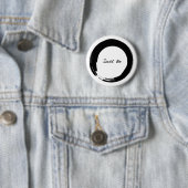 Zen-Symbol mit "Just Be" Button (Beispiel)
