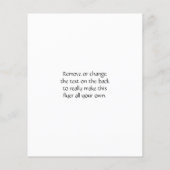 Zen-Symbol mit "Just Be" Flyer (Hinten)