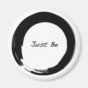 Zen-Symbol mit "Just Be" Magnet