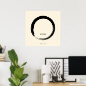 Zen-Symbol Poster (Heimbüro)