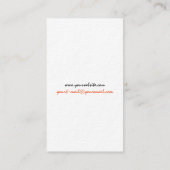 Zen Tai Ji Visitenkarte (Rückseite)