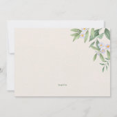 Zen Tea Party Einladung (Rückseite)