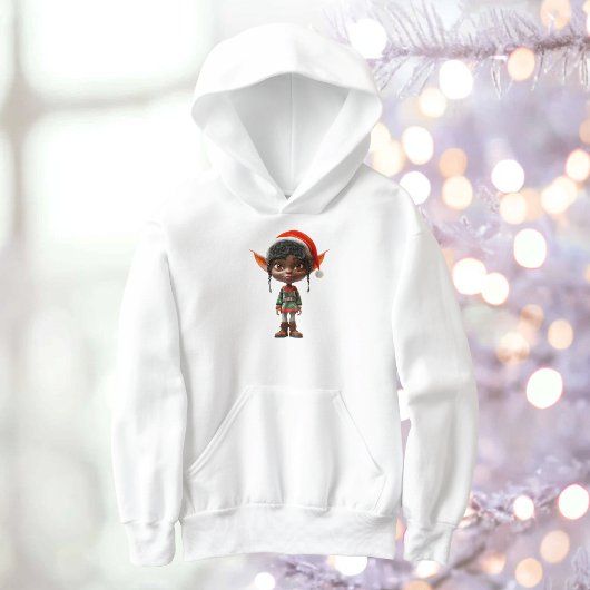 Zen Teen Christmas Elf Girl's Hoodie
