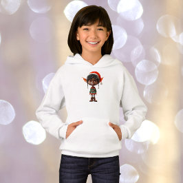 Zen Teen Christmas Elf Girl's Hoodie