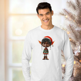 Zen Teen Christmas Elf Men's T-Shirt