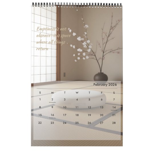 Zen The Way Of Harmony Kalender (Feb 2026)