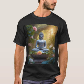 "Zen-Threads: Buddha-Inspiriertes Tranquility-T-Sh T-Shirt